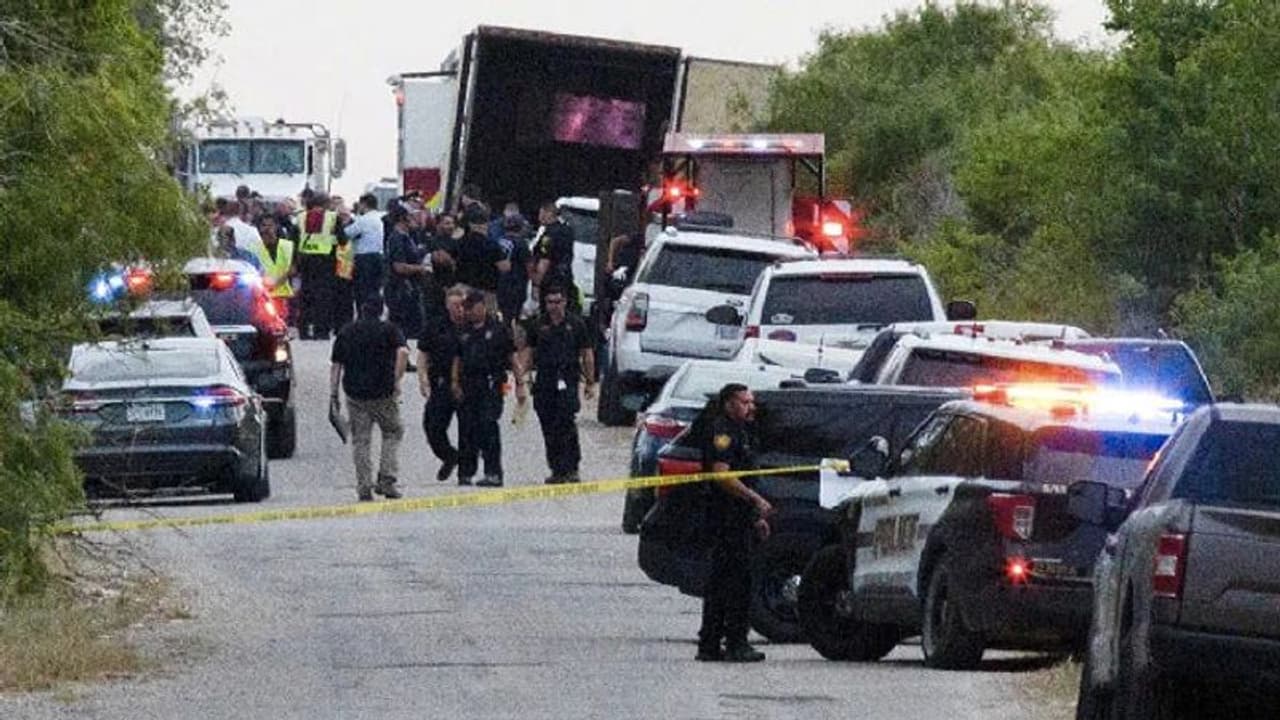 texas migrants death: குவியலாக உடல்கள்! அமெரிக்காவின் டெக்சாஸ் கன்டெய்னரில் 46 சடலங்கள் கண்டுபிடிப்பு 