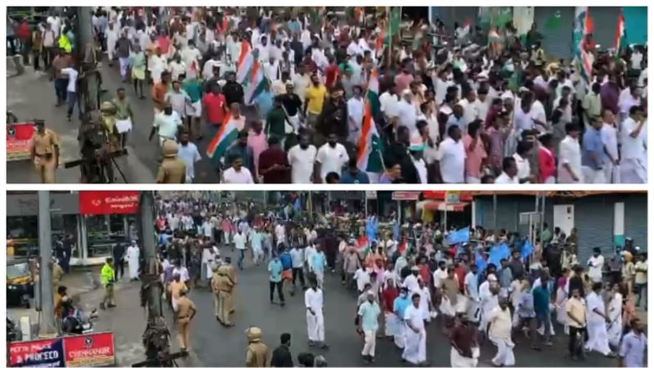 വയനാട്ടിലെ കോൺഗ്രസ് ഉപരോധം; പൊലീസ് നിഷ്ക്രിയമായി നിന്നു, തൻറെ മുന്നിൽ ഓഡർലി മാർച്ച് നടത്തണമെന്നും എസ് പി