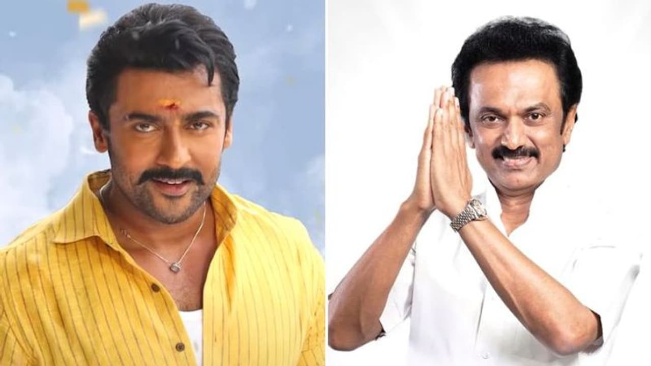 Suriya : தம்பிக்கு பாராட்டுக்கள்.! நடிகர் சூர்யாவை வாழ்த்திய முதல்வர் ஸ்டாலின்.. எதற்கு தெரியுமா ? Suriya : தம்பிக்கு பாராட்டுக்கள்.! நடிகர் சூர்யாவை வாழ்த்திய முதல்வர் ஸ்டாலின்.. எதற்கு தெரியுமா ?