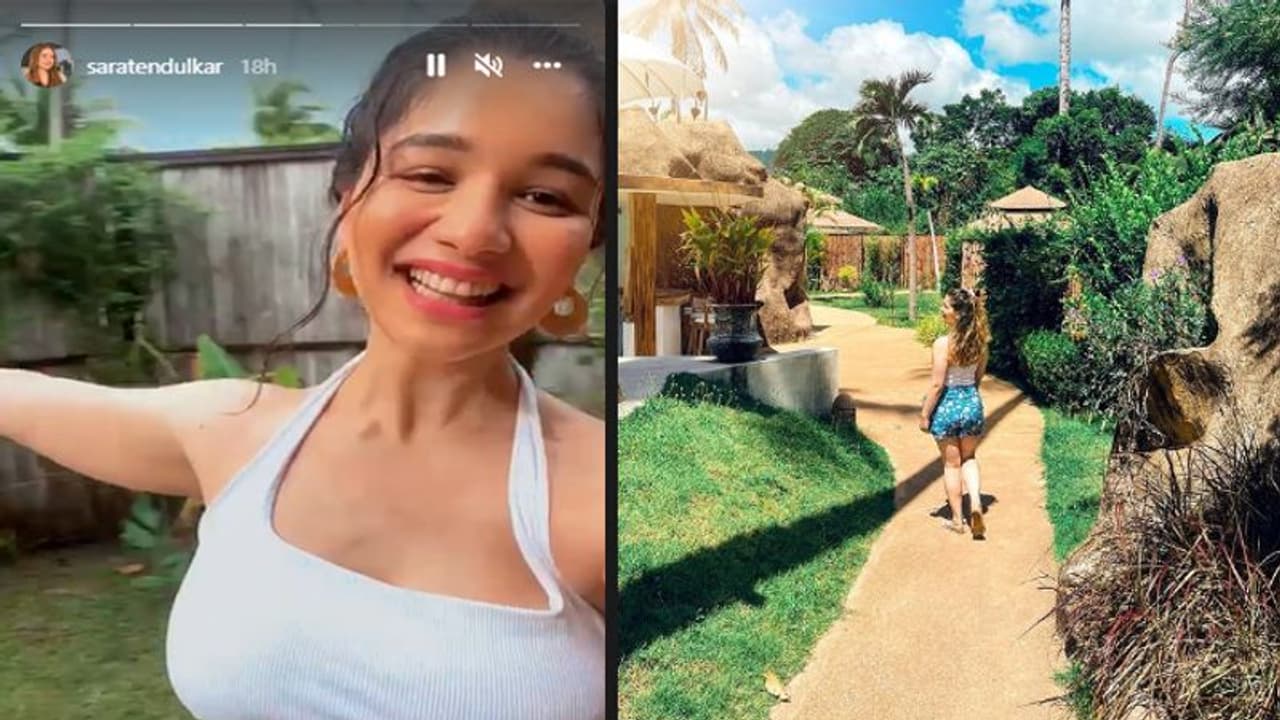 थाईलैंड में छुट्टियां मना रही सचिन तेंदुलकर की बेटी सारा, बीच पर से शेयर की शानदार तस्वीरें थाईलैंड में छुट्टियां मना रही सचिन तेंदुलकर की बेटी सारा, बीच पर से शेयर की शानदार तस्वीरें