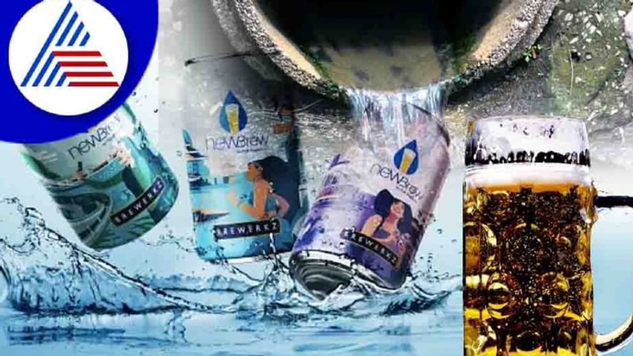 ಕೊಳಚೆ ನೀರಲ್ಲೂ ತಯಾರಾಗ್ತಿದೆ ಬಿಯರ್, ಜನ ಮುಗಿಬಿದ್ದು ಕುಡೀತಾರೆ ! ಕೊಳಚೆ ನೀರಲ್ಲೂ ತಯಾರಾಗ್ತಿದೆ ಬಿಯರ್, ಜನ ಮುಗಿಬಿದ್ದು ಕುಡೀತಾರೆ !