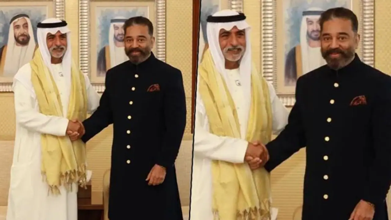 Vikram star Kamal Haasan receives the prestigious Golden Visa from the UAE government Vikram star Kamal Haasan receives the prestigious Golden Visa from the UAE government