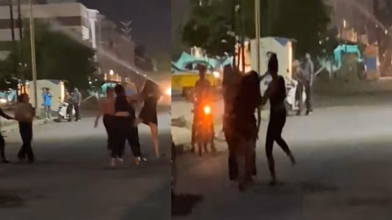 बॉयफ्रेंड के लिए भोपाल में दो लड़कियों ने सड़क पर किया ऐसा बवाल, देर रात बुलानी पड़ी पुलिस