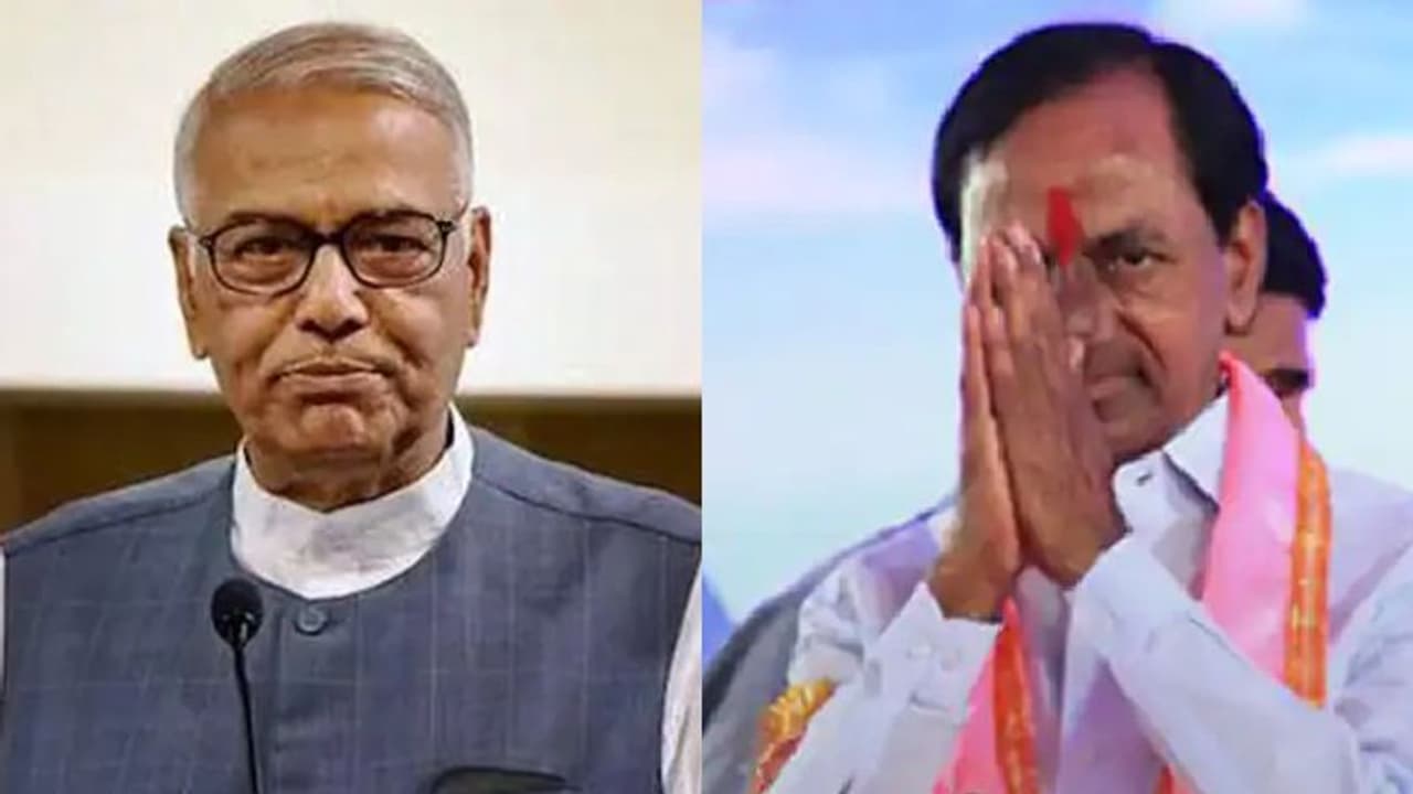 యశ్వంత్ సిన్హాకు స్వాగతం పలకనున్న కేసీఆర్.. భారీ ఏర్పాట్లు చేసిన టీఆర్ఎస్.. బీజేపీకి కౌంటర్..! యశ్వంత్ సిన్హాకు స్వాగతం పలకనున్న కేసీఆర్.. భారీ ఏర్పాట్లు చేసిన టీఆర్ఎస్.. బీజేపీకి కౌంటర్..!