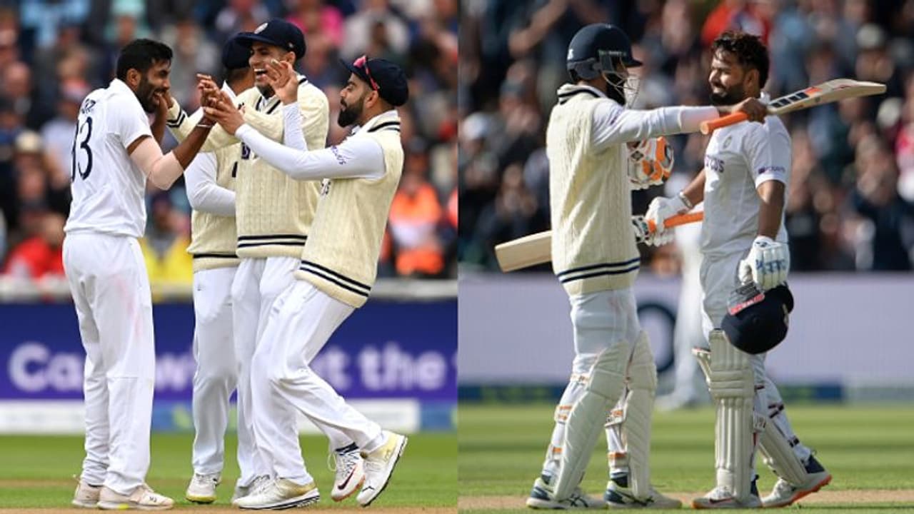 ব্য়াটে বলে দুরন্ত টিম ইন্ডিয়া, এজবাস্টন টেস্টে দ্বিতীয় দিনের শেষে চালকের আসনে ভারত ব্য়াটে বলে দুরন্ত টিম ইন্ডিয়া, এজবাস্টন টেস্টে দ্বিতীয় দিনের শেষে চালকের আসনে ভারত