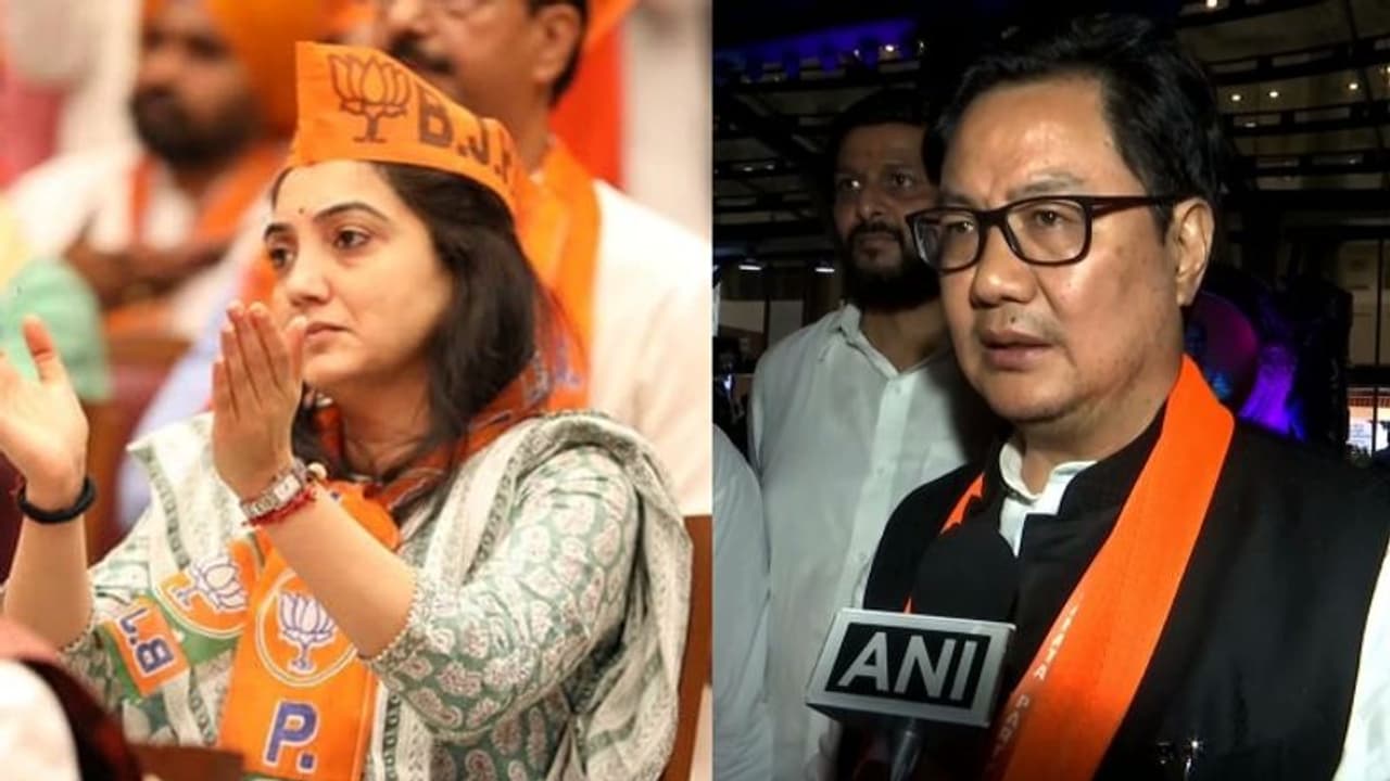 നുപുർ ശർമയ്ക്ക് എതിരായ കോടതി പരാമർശം; യോജിപ്പില്ലെന്ന സൂചന നൽകി കേന്ദ്ര നിയമ മന്ത്രി നുപുർ ശർമയ്ക്ക് എതിരായ കോടതി പരാമർശം; യോജിപ്പില്ലെന്ന സൂചന നൽകി കേന്ദ്ര നിയമ മന്ത്രി