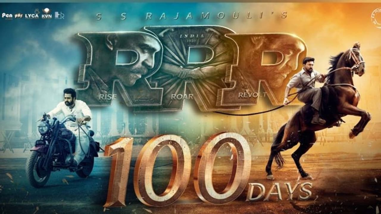 RRR Movie : നൂറിന്റെ നിറവിൽ 'ആർആർആർ'; ബോക്സ് ഓഫീസിൽ തിളങ്ങിയ രാജമൗലിയുടെ ദൃശ്യ വിസ്മയം