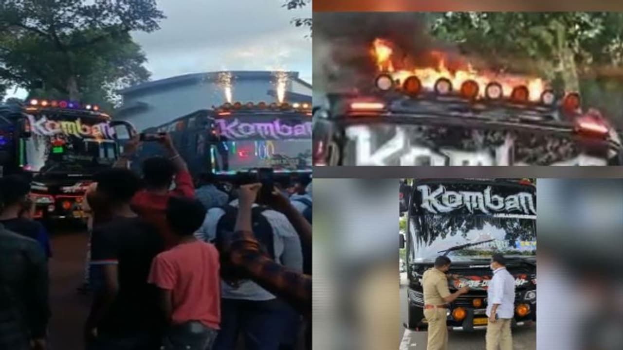 ബസിന് മുകളിൽ പൂത്തിരി കത്തിച്ച സംഭവം, സ്വമേധയാ കേസെടുത്ത് ഹൈക്കോടതി