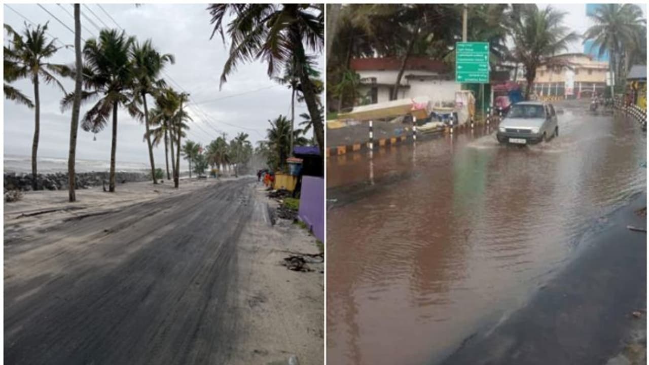കലി തുള്ളി കടല്; കടലേറ്റം രൂക്ഷം, ഉറക്കം നഷ്ടപ്പെട്ട് തീരദേശവാസികള് കലി തുള്ളി കടല്; കടലേറ്റം രൂക്ഷം, ഉറക്കം നഷ്ടപ്പെട്ട് തീരദേശവാസികള്