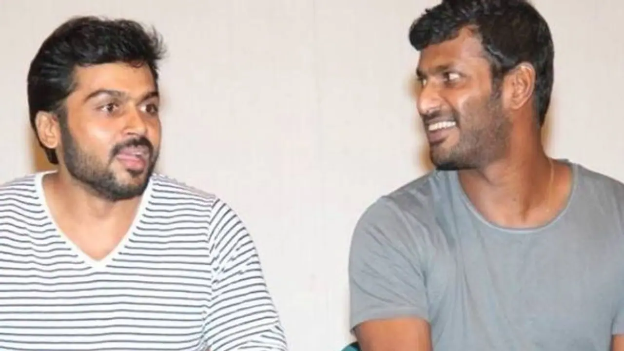 நடிகர்கள் விஷால் மற்றும் கார்த்திக்கு கொலை மிரட்டல் விடுக்கப்பட்டதால் பரபரப்பு... போலீசார் தீவிர விசாரணை நடிகர்கள் விஷால் மற்றும் கார்த்திக்கு கொலை மிரட்டல் விடுக்கப்பட்டதால் பரபரப்பு... போலீசார் தீவிர விசாரணை