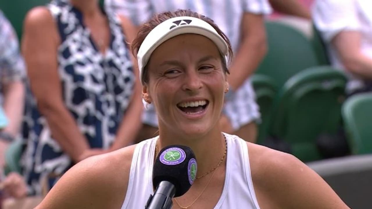 വയസ് 34, രണ്ട് കുട്ടികളുടെ അമ്മ; വിംബിള്‍ഡണില്‍ ചരിത്ര നേട്ടവുമായി ജര്‍മന്‍ താരം താത്ജാന മരിയ