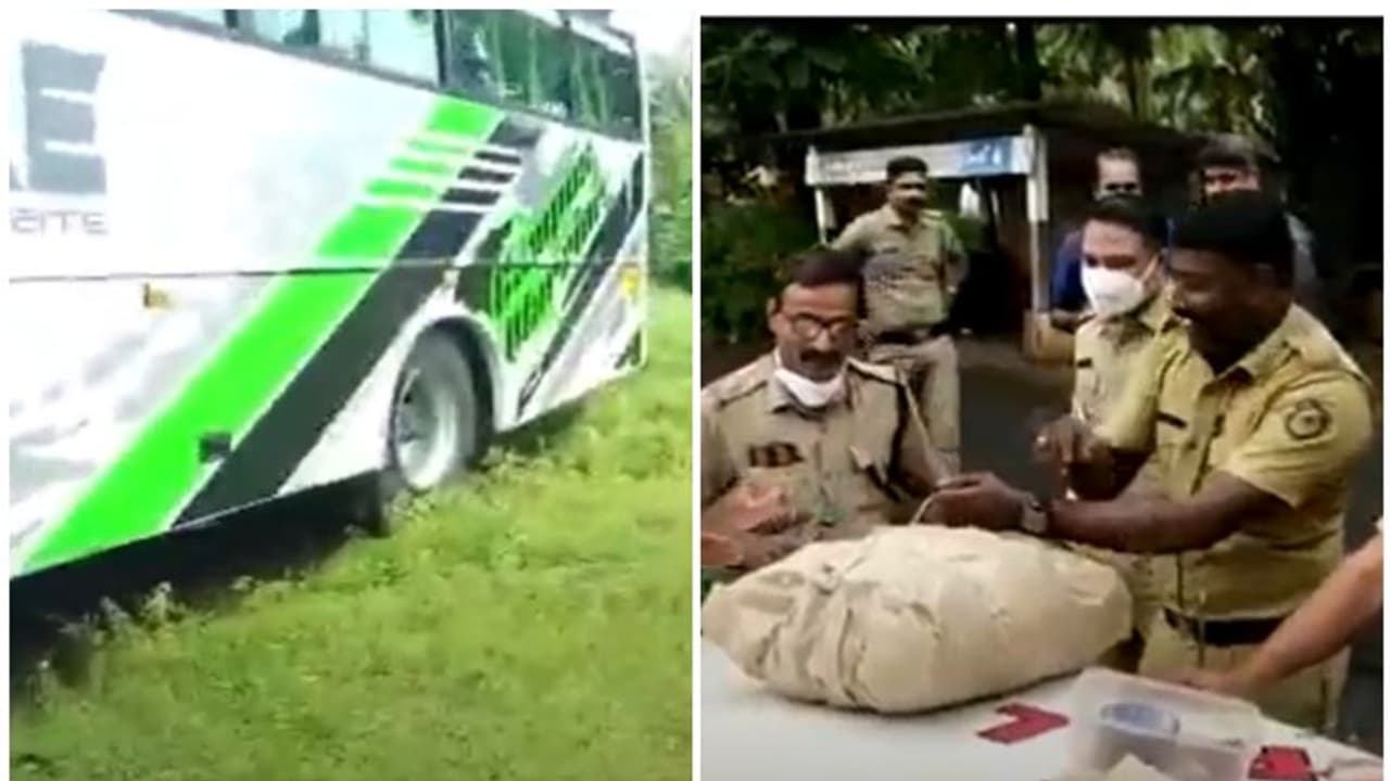 ടൂറിസ്റ്റ് ബസിൽ ലഹരിക്കടത്ത്, ഒമ്പത് കിലോ കഞ്ചാവ് പിടികൂടി