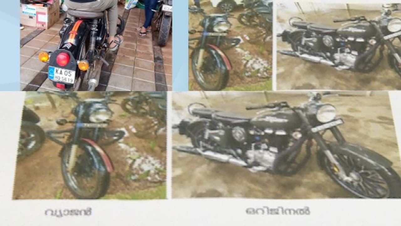 500 സിസി ബുള്ളറ്റ്, കര്‍ണാടക രജിസ്ട്രേഷന്‍, ചുവന്ന ലൈനിംഗ് ഒക്കെയായി മനോഹരം, പക്ഷെ വ്യാജൻ
