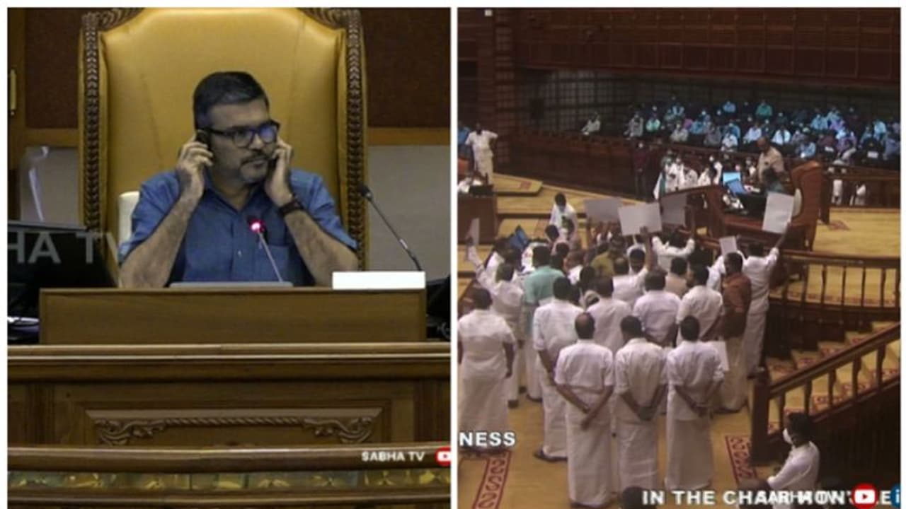 ഇന്നലെ സഭ 8 മിനിറ്റില് പിരിഞ്ഞതിനെ ന്യായീകരിച്ച് സ്പീക്കര്:'സമാന സാഹചര്യം മുമ്പും ഉണ്ടായിട്ടുണ്ട്' ഇന്നലെ സഭ 8 മിനിറ്റില് പിരിഞ്ഞതിനെ ന്യായീകരിച്ച് സ്പീക്കര്:'സമാന സാഹചര്യം മുമ്പും ഉണ്ടായിട്ടുണ്ട്'