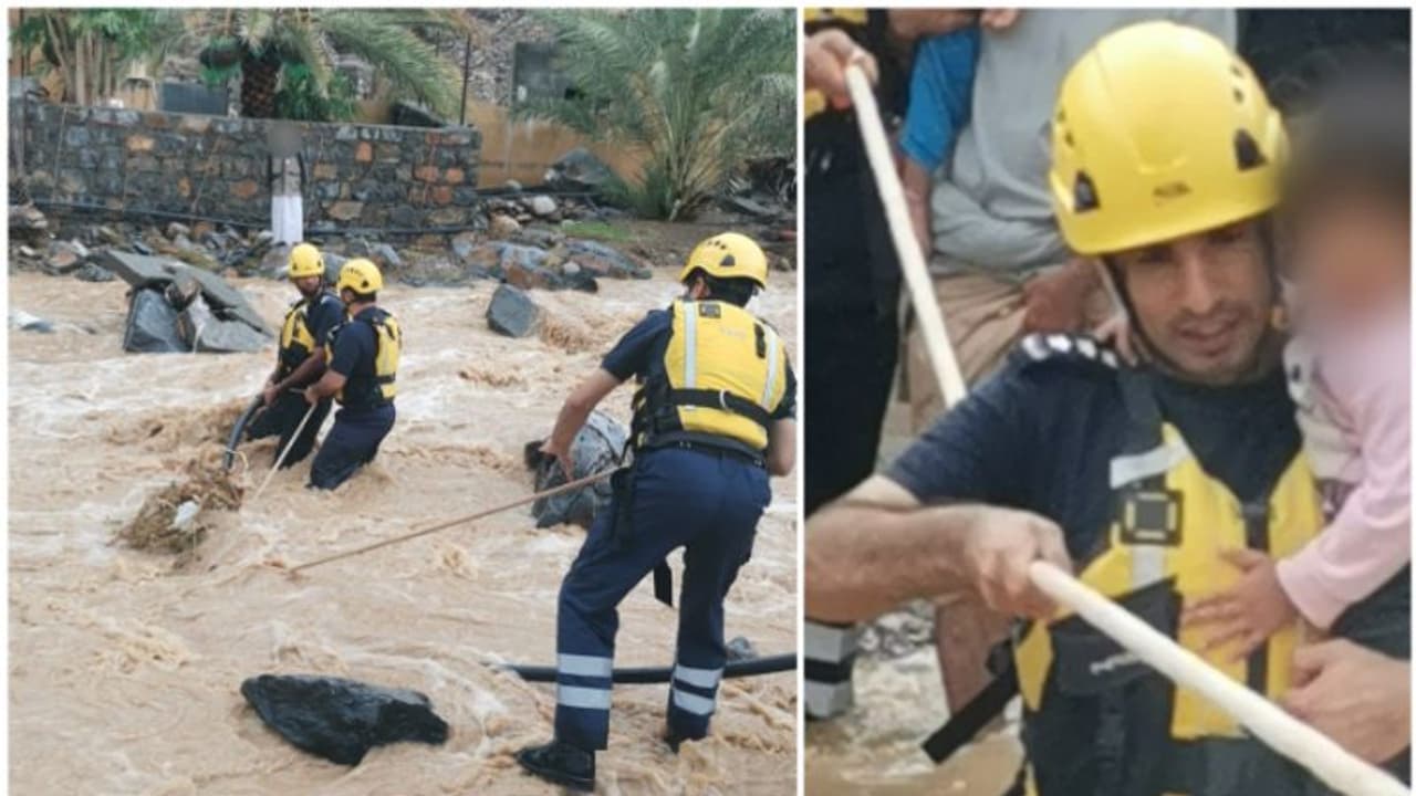 ഒമാനില്‍ ശക്തമായ മഴ തുടരുന്നു; ഒരു മരണം, നിരവധിപ്പേരെ സിവില്‍ ഡിഫന്‍സ് രക്ഷപ്പെടുത്തി