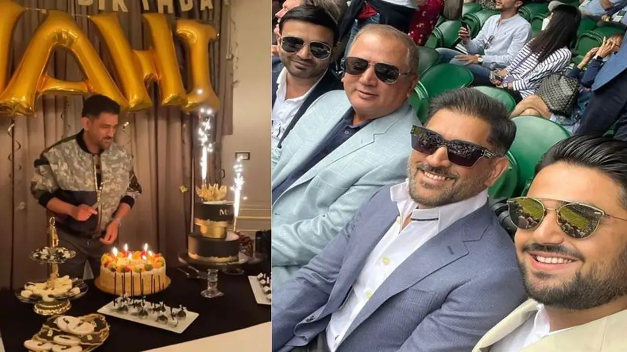 ವಿಂಬಲ್ಡನ್ನಲ್ಲಿ ಟೆನಿಸ್ ಪಂದ್ಯ ವೀಕ್ಷಿಸಿ ಬರ್ತ್ಡೇ ಸಂಭ್ರಮ ಆಚರಿಸಿದ ಎಂಎಸ್ಡಿ! ವಿಂಬಲ್ಡನ್ನಲ್ಲಿ ಟೆನಿಸ್ ಪಂದ್ಯ ವೀಕ್ಷಿಸಿ ಬರ್ತ್ಡೇ ಸಂಭ್ರಮ ಆಚರಿಸಿದ ಎಂಎಸ್ಡಿ!