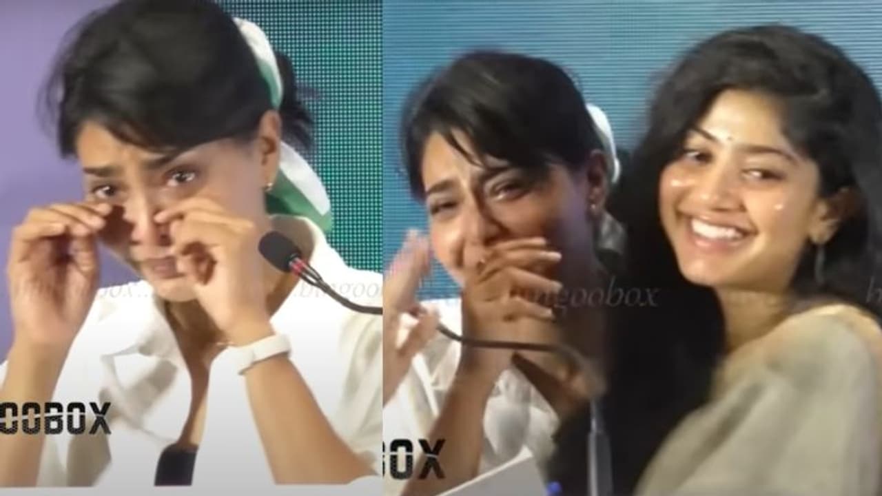 'ഗാര്‍ഗി' പ്രൊമോഷണല്‍ വേദിയില്‍ വിങ്ങിപ്പൊട്ടി ഐശ്വര്യ ലക്ഷ്‍മി; ആശ്വസിപ്പിച്ച് സായ് പല്ലവി