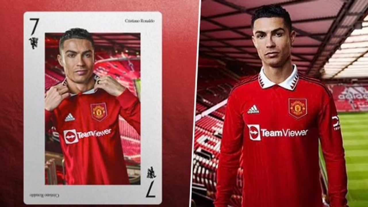 'Poster boy' Ronaldo features in Man United's new home kit; fans rate iconic collar comeback 'Poster boy' Ronaldo features in Man United's new home kit; fans rate iconic collar comeback
