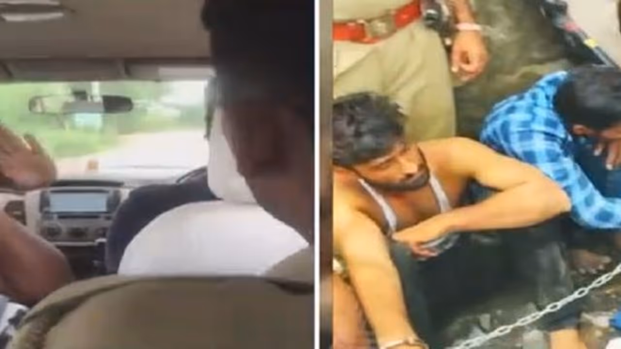 ಗುಂಡಿನ ದಾಳಿ ನಡುವೆಯೂ 3 ಕಿ.ಮೀ ಚೇಸ್: ಚಿನ್ನದಂಗಡಿ ದರೋಡೆ ಮಾಡಿದ್ದ ಖತರ್ನಾಕ್ ಗ್ಯಾಂಗ್ ಅಂದರ್ ಗುಂಡಿನ ದಾಳಿ ನಡುವೆಯೂ 3 ಕಿ.ಮೀ ಚೇಸ್: ಚಿನ್ನದಂಗಡಿ ದರೋಡೆ ಮಾಡಿದ್ದ ಖತರ್ನಾಕ್ ಗ್ಯಾಂಗ್ ಅಂದರ್