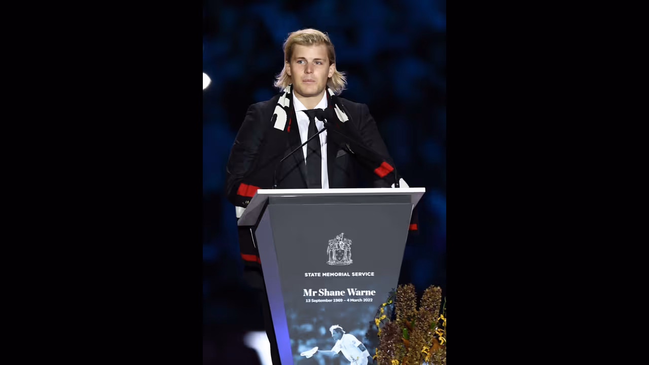 Shane Warne's son Jackson wins USD130,000 at a Las Vegas poker tournament Shane Warne's son Jackson wins USD130,000 at a Las Vegas poker tournament