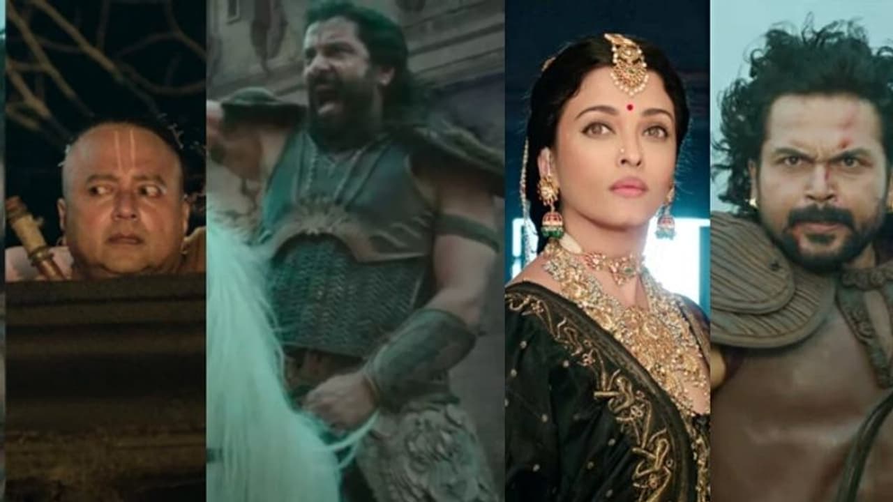 മണിരത്നത്തിന്റെ ബ്രഹ്മാണ്ഡ ചിത്രം; ​ഗംഭീര വിഷ്വൽ ട്രീറ്റ്; 'പൊന്നിയിന്‍ സെല്‍വന്‍ 1' ടീസർ