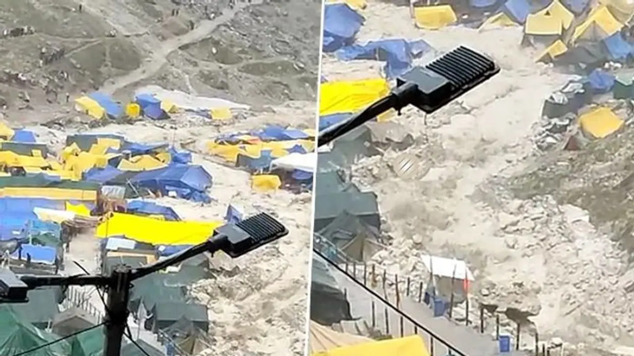 VIDEO: Cloudburst at Pahalgam en route to Amarnath shrine kills 13 VIDEO: Cloudburst at Pahalgam en route to Amarnath shrine kills 13