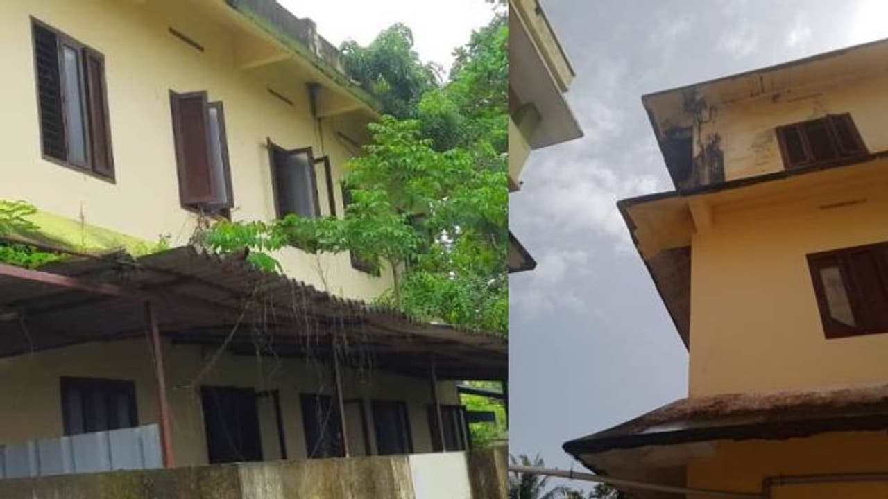 സ്‌കൂൾ കെട്ടിടത്തിന്റെ ഭാഗങ്ങൾ അടർന്നു വീഴുന്നു, കുട്ടികൾക്കും അധ്യാപകർക്കും ഭീഷണി