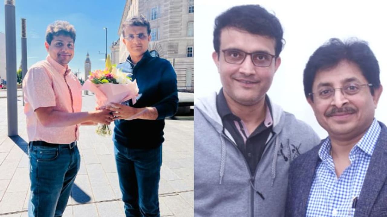 লন্ডনে গিয়ে সৌরভকে জন্মদিনের শুভেচ্ছা জানালেন অভিষেক ডালমিয়া, স্নেহাশিস গঙ্গোপাধ্য়ায় শোনালেন স্মৃতি কথা লন্ডনে গিয়ে সৌরভকে জন্মদিনের শুভেচ্ছা জানালেন অভিষেক ডালমিয়া, স্নেহাশিস গঙ্গোপাধ্য়ায় শোনালেন স্মৃতি কথা