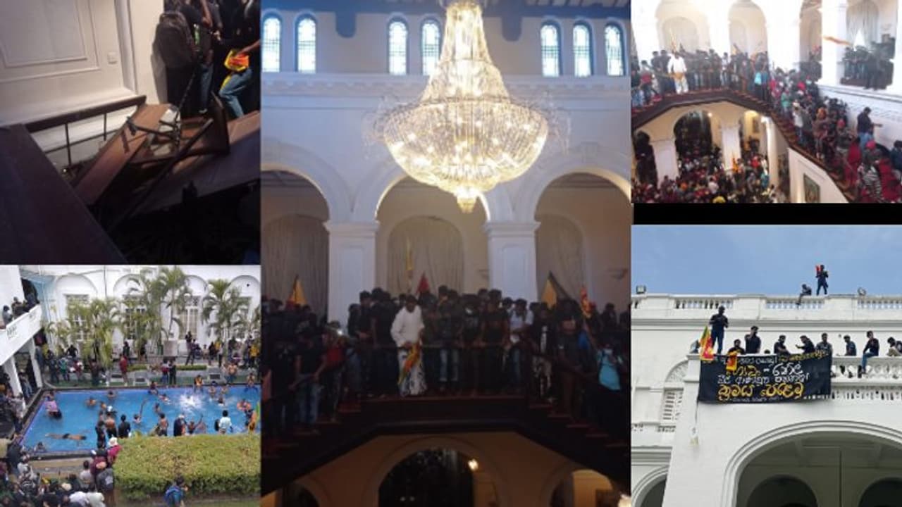 ജനം ഇരച്ചുകയറി; പ്രസിഡന്റിന്റെ കൊട്ടാരത്തില് മുറികള് മുതല് സ്വിമിംഗ് പൂള്വരെ കൈയ്യടക്കി ജനം ഇരച്ചുകയറി; പ്രസിഡന്റിന്റെ കൊട്ടാരത്തില് മുറികള് മുതല് സ്വിമിംഗ് പൂള്വരെ കൈയ്യടക്കി