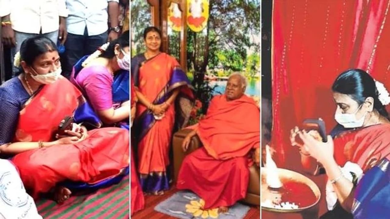 ஆதிபராசக்தி முதல் மேல்மலையனூர் அங்காளபரமேஸ்வரி வரை துர்கா ஸ்டாலின் கோவில் விசிட்.!