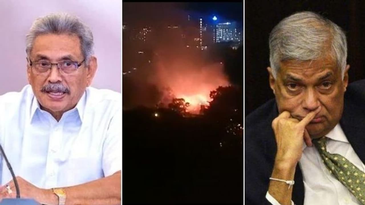 শ্রীলঙ্কায় গণবিক্ষোভের আগুন, পদত্যাগের পরেও দাউ দাউ করে জ্বলছে প্রধানমন্ত্রীর বাসভবন শ্রীলঙ্কায় গণবিক্ষোভের আগুন, পদত্যাগের পরেও দাউ দাউ করে জ্বলছে প্রধানমন্ত্রীর বাসভবন