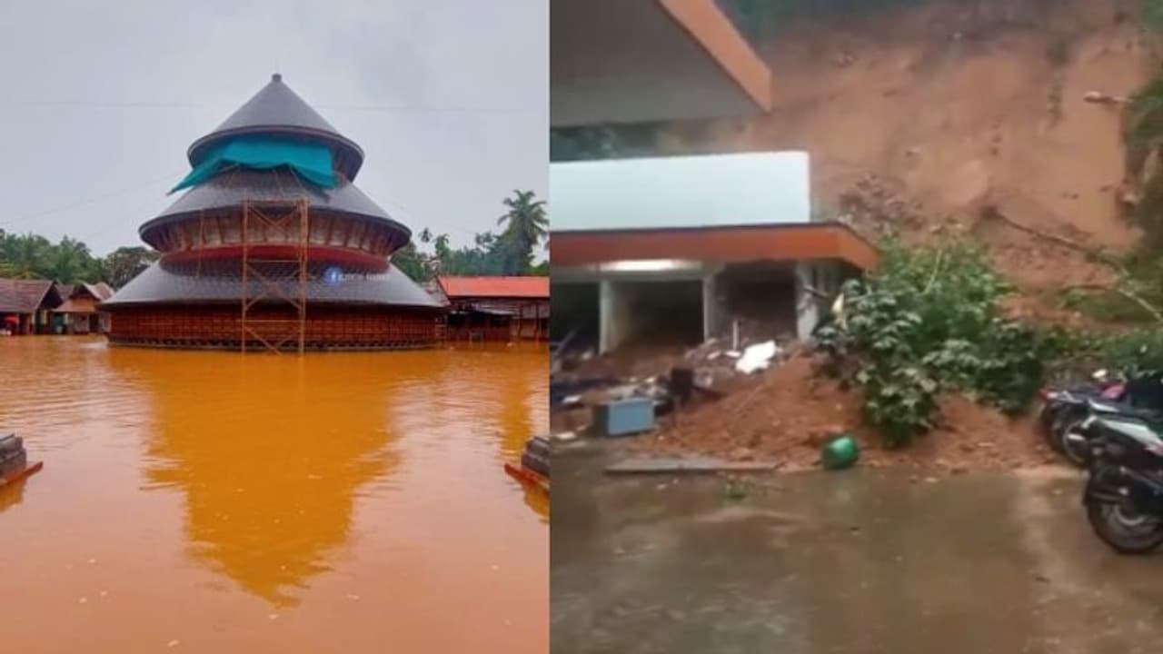 കാസര്‍കോട് ജില്ലയിൽ മഴ തുടരുന്നു, താഴ്ന്ന ഭാഗങ്ങളിൽ വെള്ളം കയറുന്നു