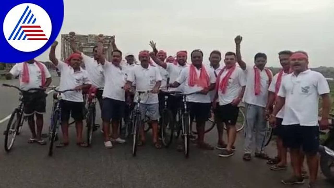 ಆಜಾದಿ ಕಾ ಅಮೃತ್ ಮಹೋತ್ಸವ: ರಾಯಚೂರು ಯುವಕರಿಂದ ವಿನೂತನ ಜಾಗೃತಿ ಜಾಥಾ