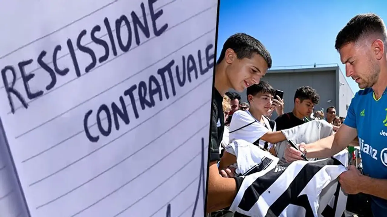 Juventus fans go berserk after Aaron Ramsey mistakenly signs fans made 'contract termination' Juventus fans go berserk after Aaron Ramsey mistakenly signs fans made 'contract termination'