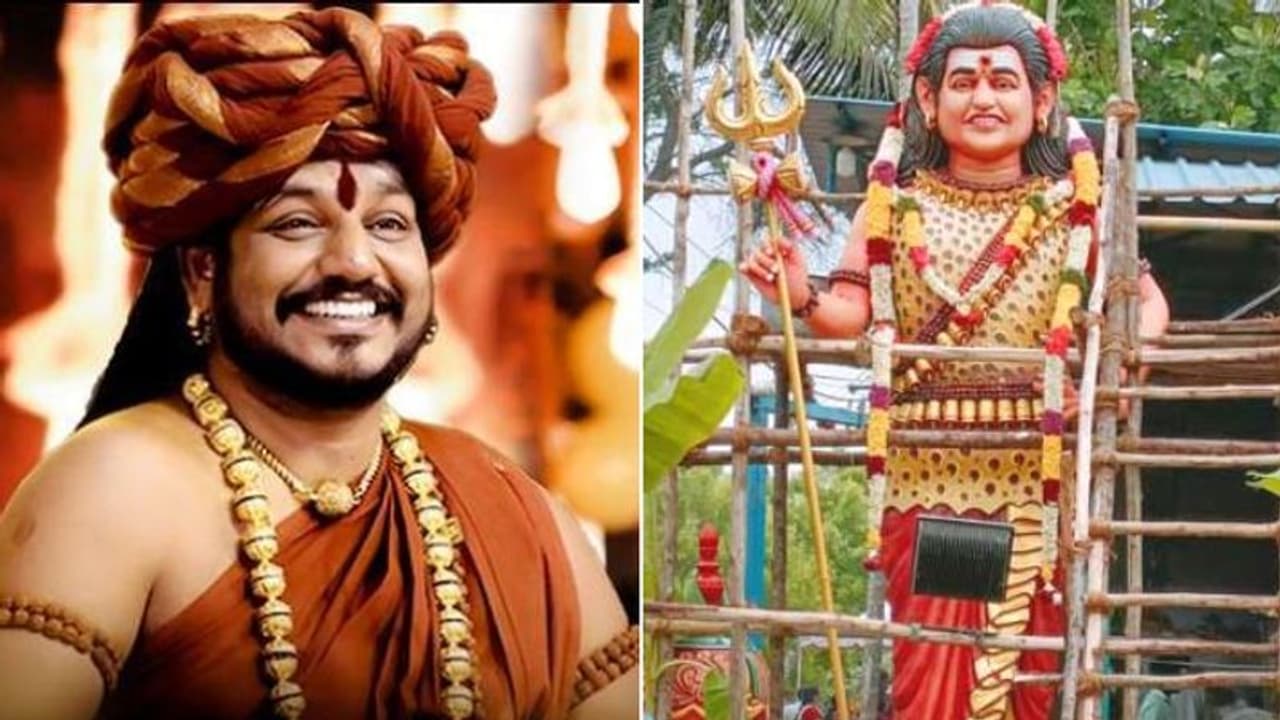 புதுச்சேரியில் நித்யானந்தாவுக்கு 18 அடி உயர சிலை..காவல்துறை ஷாக்.! புதுச்சேரியில் நித்யானந்தாவுக்கு 18 அடி உயர சிலை..காவல்துறை ஷாக்.!