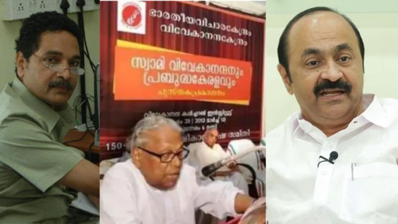 'വിഎസ് പങ്കെടുത്തത് ആർഎസ്എസിനെ വിമർശിക്കാൻ', വിഡിക്കെതിരെ വിഎസിന്റെ പ്രസംഗവുമായി ശശിധരൻ