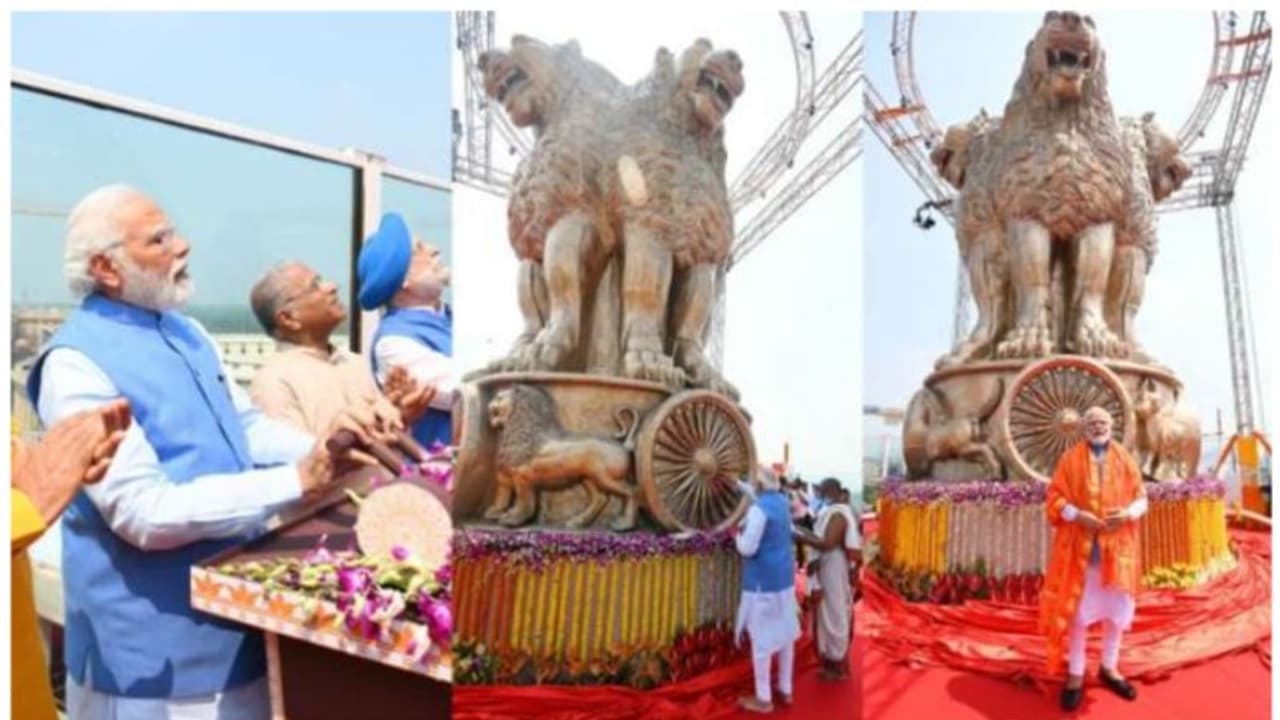 അശോക സ്തംഭത്തിലെ സിംഹങ്ങള്‍ക്ക് 'രൗദ്രഭാവം' ?; ശില്‍പ്പികള്‍ പറയുന്നത്