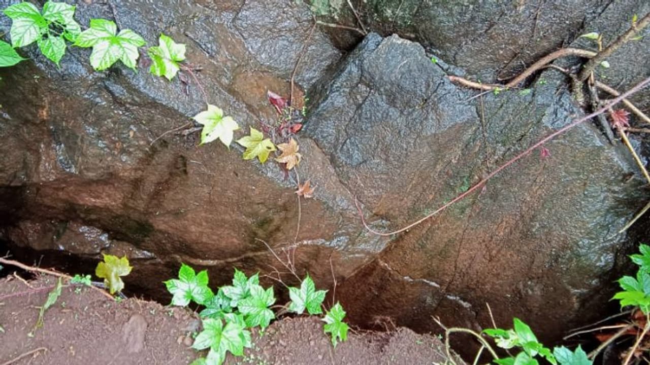 കവളപ്പാറ മുത്തപ്പൻകുന്നിന് മറുവശത്തെ തുടിമുട്ടിയിൽ കണ്ടെത്തിയ വിള്ളൽ, അപകടസാധ്യതയില്ലെന്ന് വിദഗ്ധർ കവളപ്പാറ മുത്തപ്പൻകുന്നിന് മറുവശത്തെ തുടിമുട്ടിയിൽ കണ്ടെത്തിയ വിള്ളൽ, അപകടസാധ്യതയില്ലെന്ന് വിദഗ്ധർ