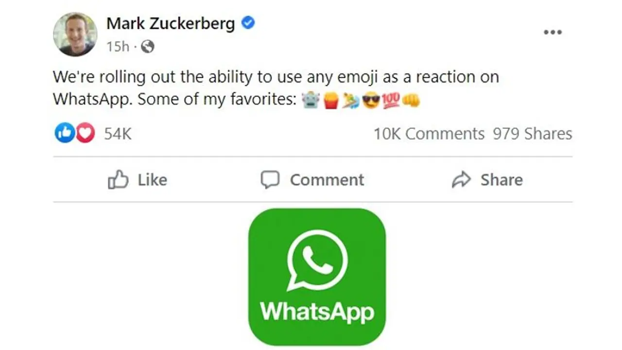 WhatsApp expands message reactions feature, adds more emojis; Know how to use it