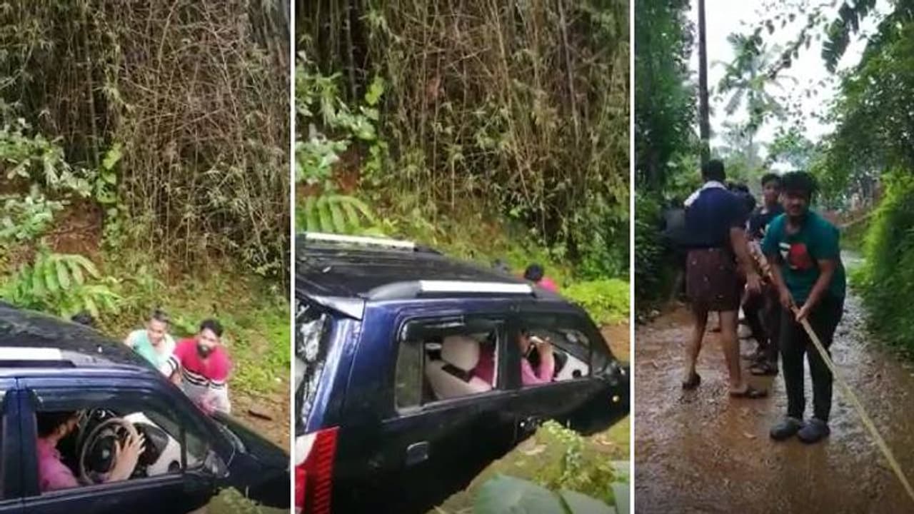 ഗൂഗിൾ മാപ്പ് ചതിച്ചു, കുടുംബം നട്ടപ്പാതിരക്ക് ചെന്നെത്തിയത് പാടത്ത്, കുടുങ്ങിയ വാഹനം കയറിട്ടു വലിച്ചു കയറ്റി 