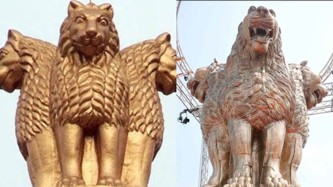 അശോക സ്തംഭത്തിലെ രൗദ്രസിംഹം മോദിക്ക് തലവേദനയാകുമോ? സര്‍ക്കാരിനെ അടിക്കാനുള്ള വടിയാക്കി പ്രതിപക്ഷം