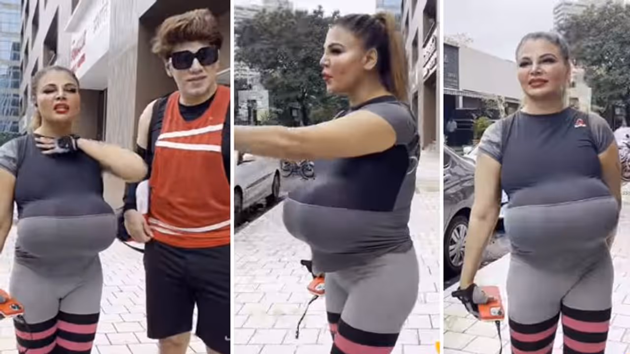 OMG: बेबी बंप के साथ सड़कों पर घूमती नजर आई राखी सावंत, फिर जो हुआ उसे देख उड़े सभी के होश OMG: बेबी बंप के साथ सड़कों पर घूमती नजर आई राखी सावंत, फिर जो हुआ उसे देख उड़े सभी के होश