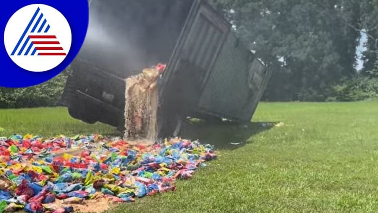  ಟ್ರಕ್‌ಗೆ ಬಿತ್ತು ಬೆಂಕಿ: 20 ಟನ್ ಆಲೂಗಡ್ಡೆ ಚಿಪ್ಸ್ ಭಸ್ಮ