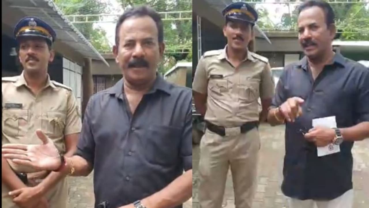 മാലിന്യക്കൂമ്പാരത്തിൽ ദേശീയ പതാക, സല്യൂട്ട് അടിച്ച് ആദരവ് നൽകി പൊലീസുകാരൻ, അഭിനന്ദിച്ച് മേജർ രവി