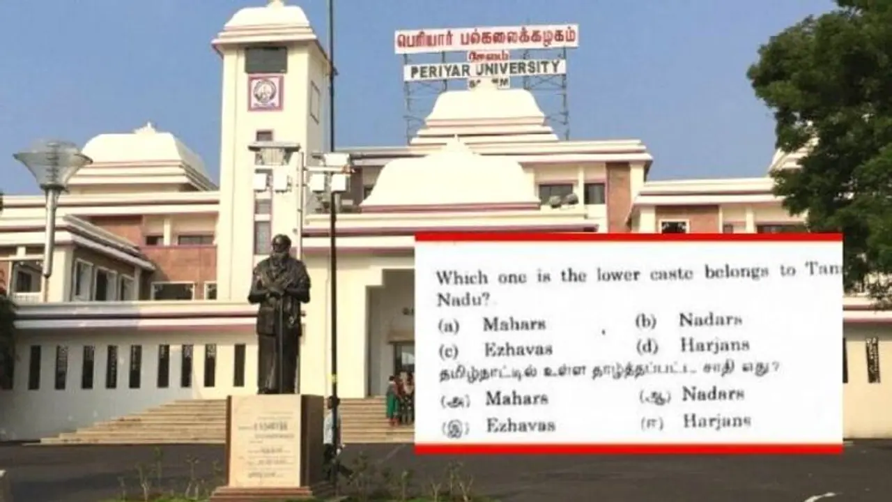 எது தாழ்ந்த சாதி ? சர்ச்சையில் சிக்கிய பெரியார் பல்கலை.. தமிழக அரசு அதிரடி உத்தரவு !