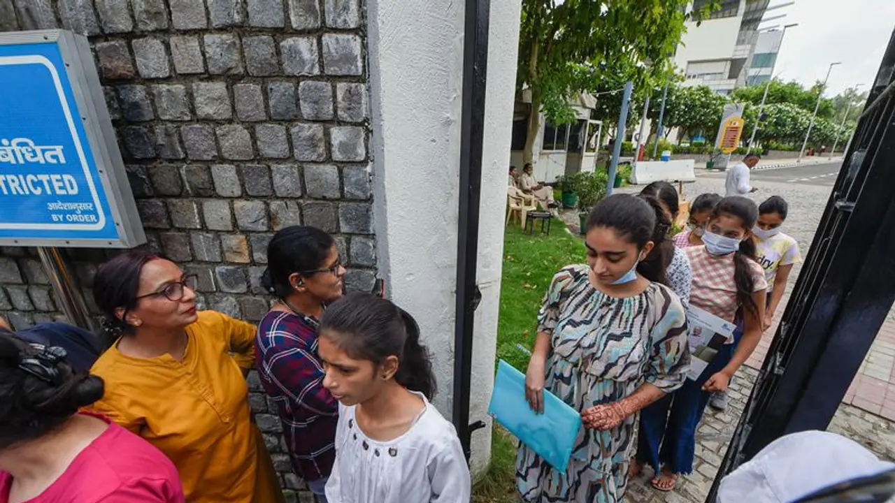 NEET 2022 women aspirants allegedly asked to remove innerwear, complaint filed NEET 2022 women aspirants allegedly asked to remove innerwear, complaint filed