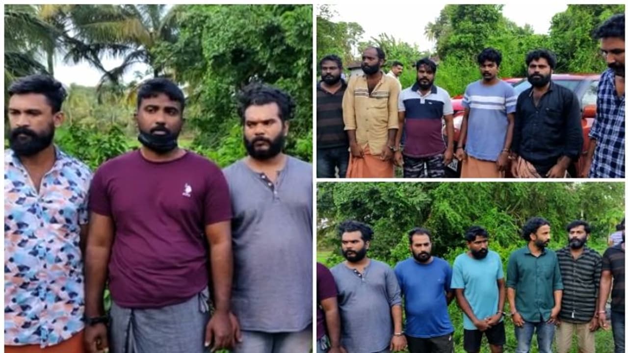 കുഴൽപ്പണം തട്ടിയെടുക്കാൻ തമ്പടിച്ച 13 അംഗ സംഘം പാലക്കാട് പിടിയില്‍