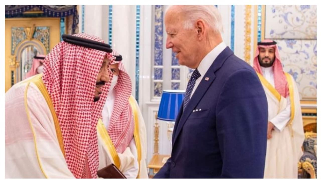 സൗദി ഭരണാധികാരികളുമായി ജോ ബൈഡന് കൂടിക്കാഴ്ച നടത്തി സൗദി ഭരണാധികാരികളുമായി ജോ ബൈഡന് കൂടിക്കാഴ്ച നടത്തി