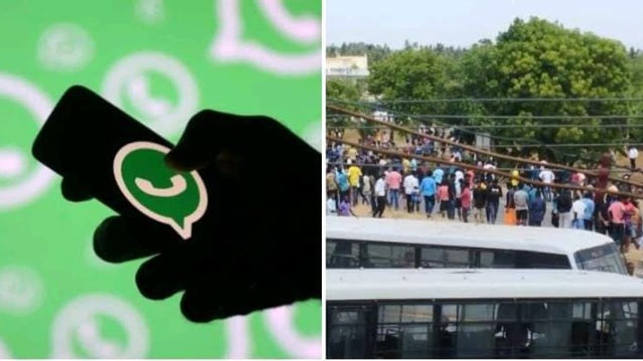 கள்ளக்குறிச்சி வன்முறை: வாட்ஸ் அப் குழு மூலம் கூடிய கூட்டம்...போலீஸ் விசாரணையில் அதிர்ச்சி தகவல்