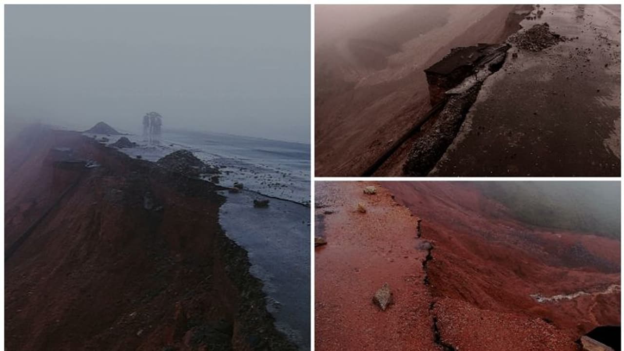 ഇടുക്കി സത്രം എയർ സ്‌ട്രിപ്പിന്‍റെ ഒരു ഭാഗം മണ്ണിടിച്ചിലിൽ തകർന്നു; ഷോൾഡറിന്‍റെ ഭാഗം ഒലിച്ചു പോയി